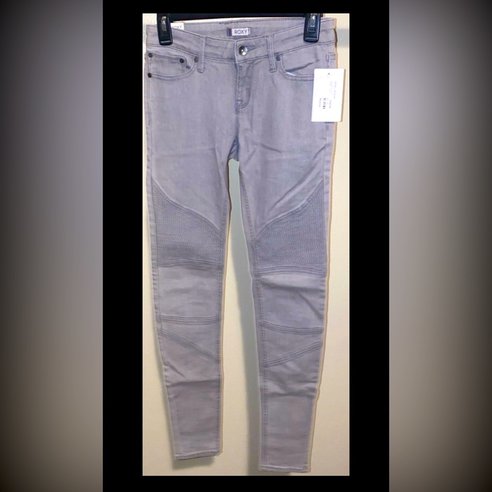 Roxy Rebel Bikers Grey Skinny Jeans size 25 

$69.50 new